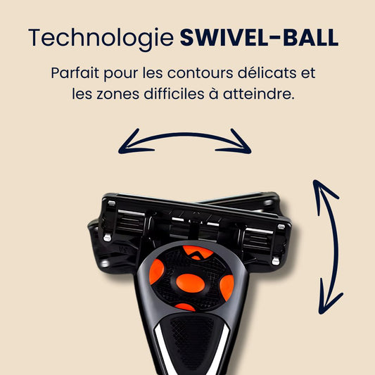 Technologie Swivel Ball du rasoir 