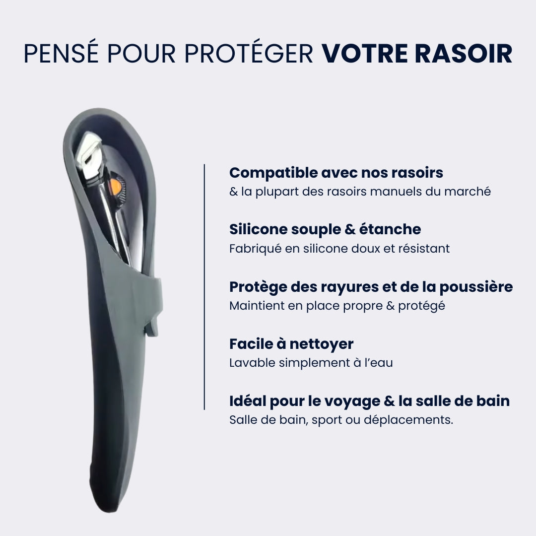 Étui de rasoir en silicone - JUSTR