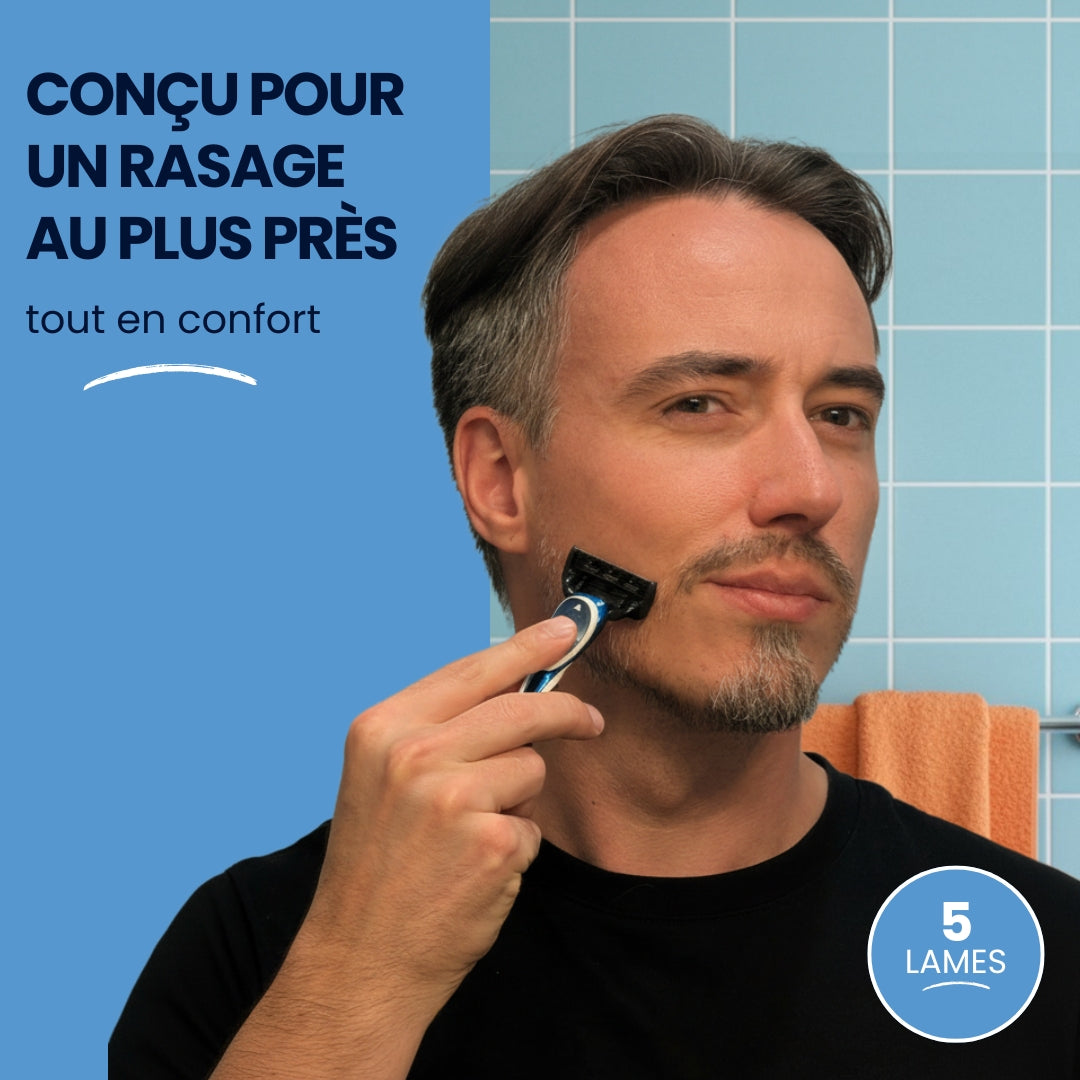 KIT ÉCONOMIQUE — BLUE SERIES 5 LAMES JUSTR