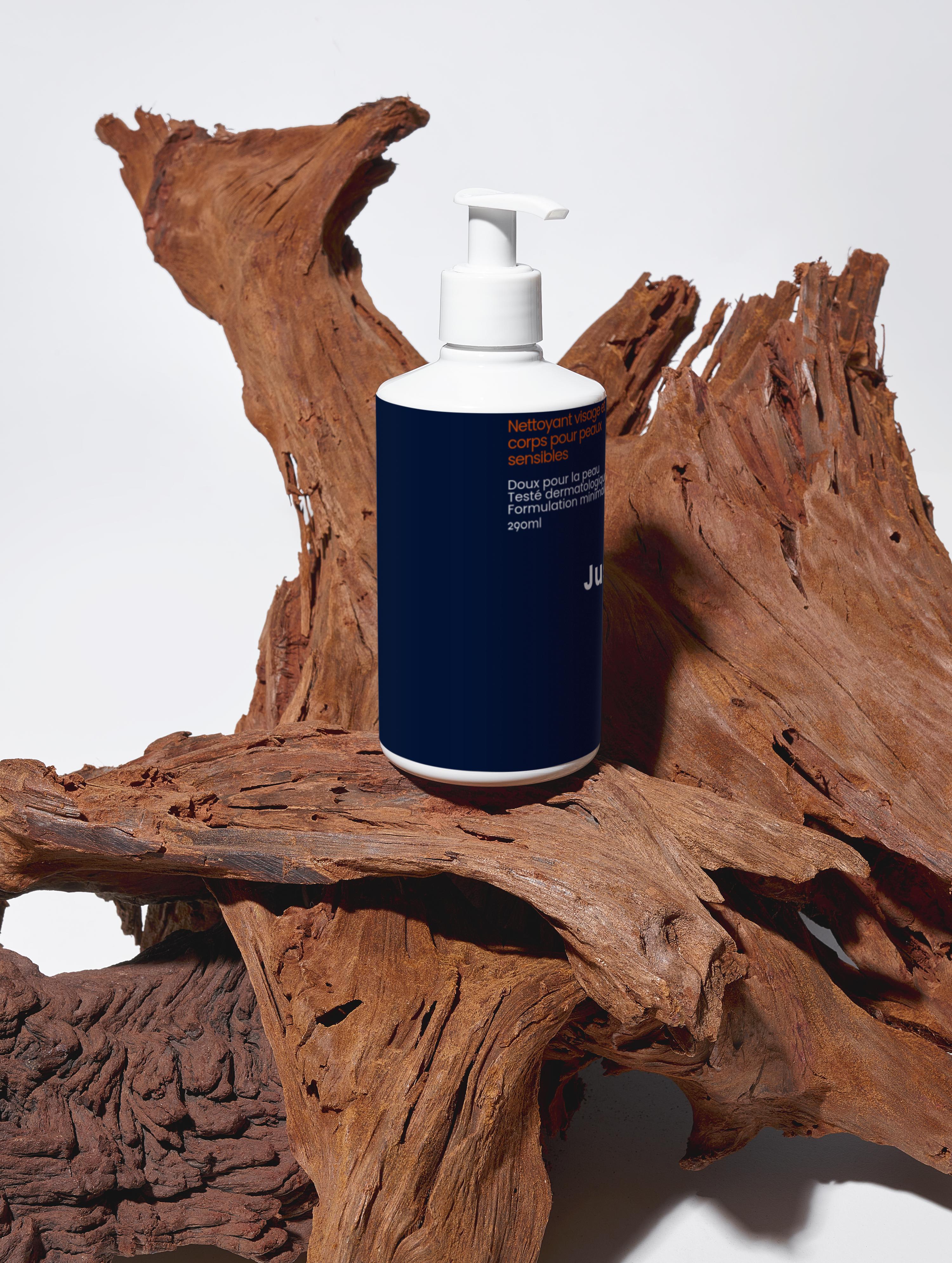 Nettoyant Visage & Corps pour Peaux Sensibles - JUSTR